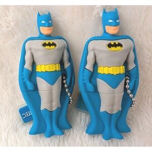 Batman EMTEC USB Flash Drives Lot – 4GB & 8GB – DC Comics Rubber Figures